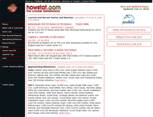 Tablet Screenshot of howstat.com